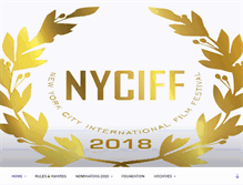Tablet Screenshot of nyciff.com